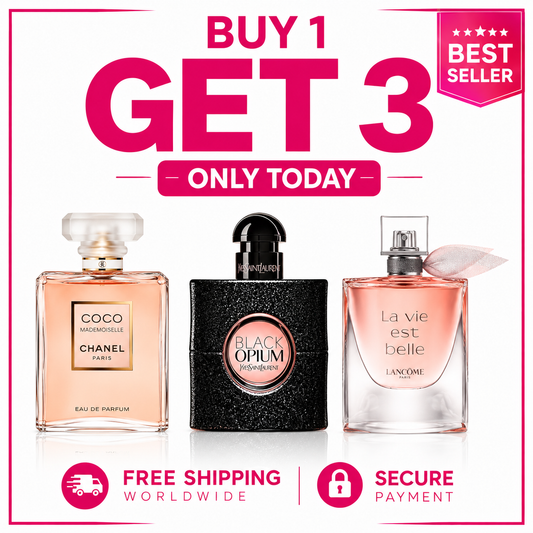 Signature Trio Her Edition — Coco Mademoiselle, Black Opium, La Vie Est Belle (100ml each)