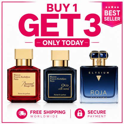 Luxe Trio - Baccarat Rouge 540, Oud Silk Mood, Elysium (100ml each)