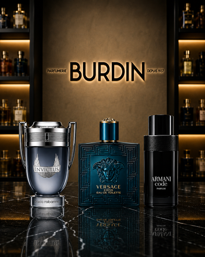 Signature Trio — Invictus, Eros, Armani Code (100ml each)