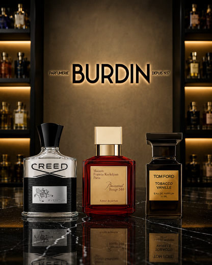 The Icon Collection — Creed Aventus, Baccarat Rouge 540, Tobacco Vanille (100ml each)