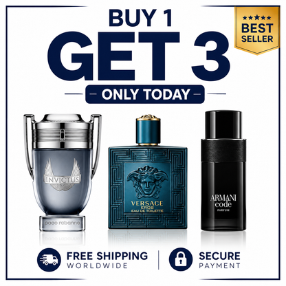 Signature Trio — Invictus, Eros, Armani Code (100ml each)
